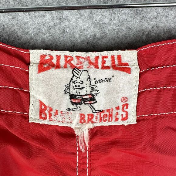 Birdwell Beach Britches Board Shorts Mens 30 Classic Red Lined Short Surf 15” - Picture 8 of 15